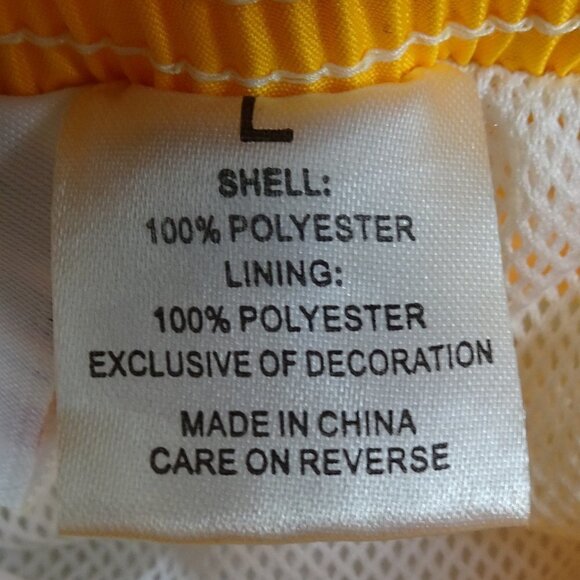 MLB Pittsburgh Pirates Black/Gold Swim Trunks Lg - Picture 6 of 7